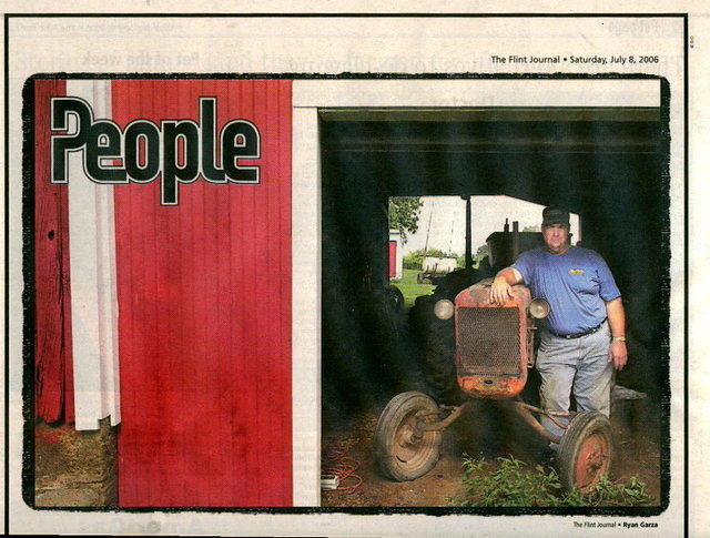 1st half of 1st page of People insert to 7-8-06 Flint Journal