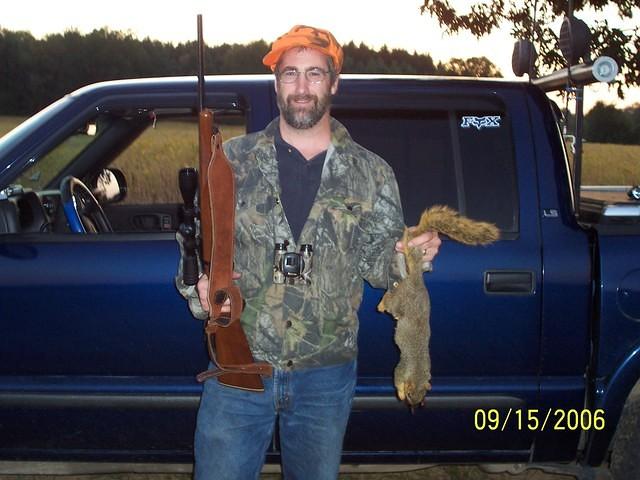 Grizzled veteran tree rat hunter